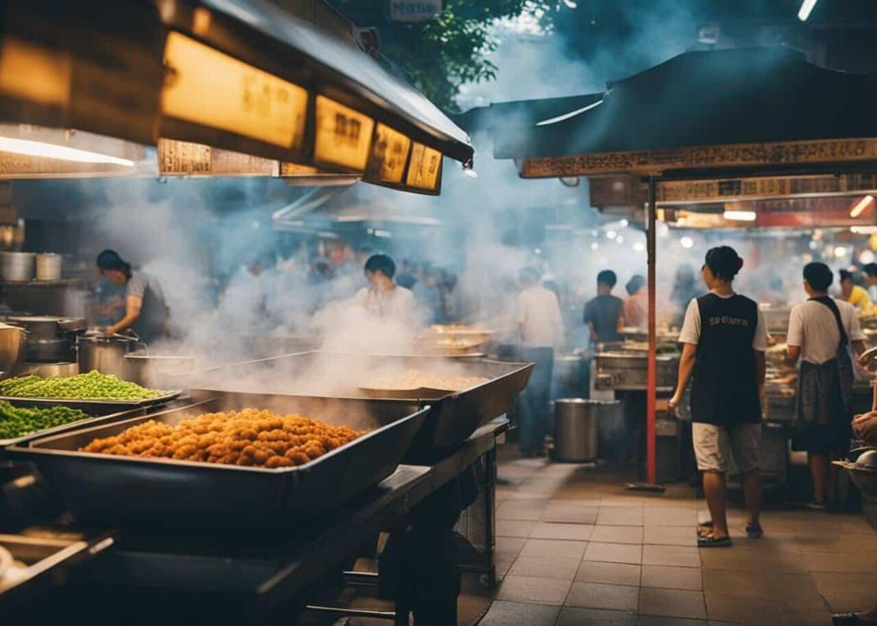 غذاهای خیابانی محبوب سنگاپور